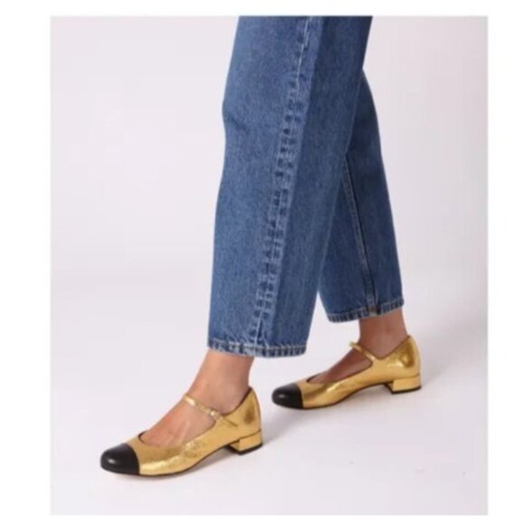 Pretty Ballerinas Leather ballet flats Mary Jane heel Size EU 40/US 10 - Picture 3 of 16